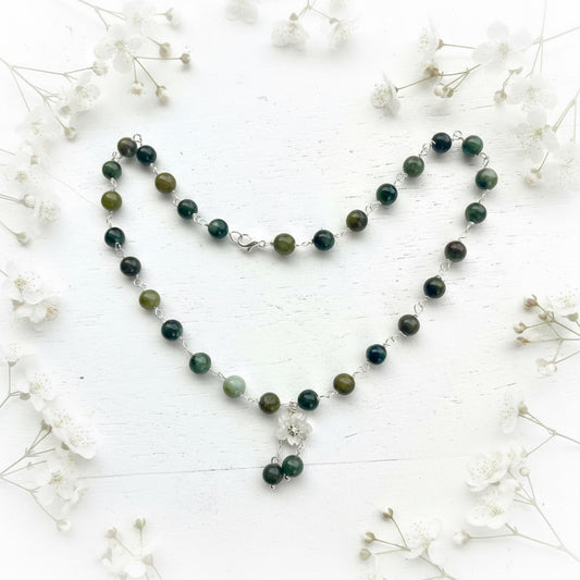 Harmony Bloom | Jade Necklace
