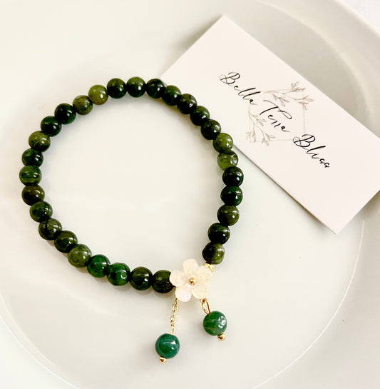 Harmony Bloom | Jade Bracelet
