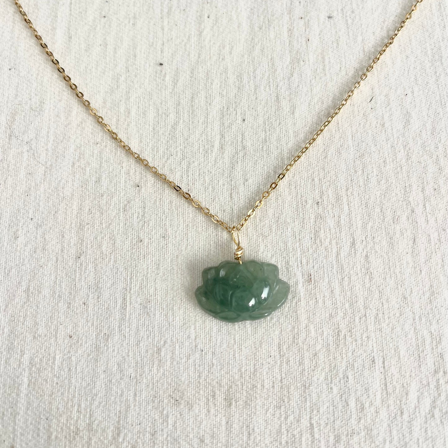 Lotus Necklace - Handcrafted Spiritual Jewelry
