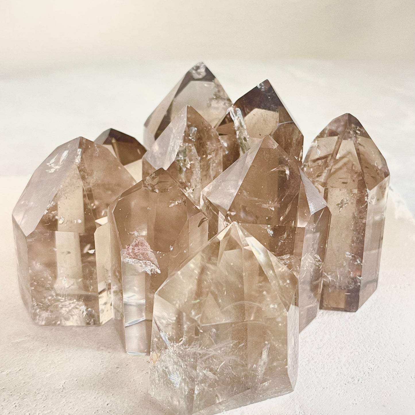 Smoky Quartz Crystal Towers