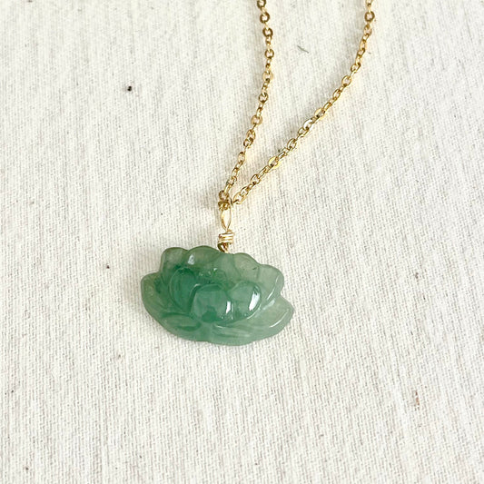Lotus Necklace - Handcrafted Spiritual Jewelry