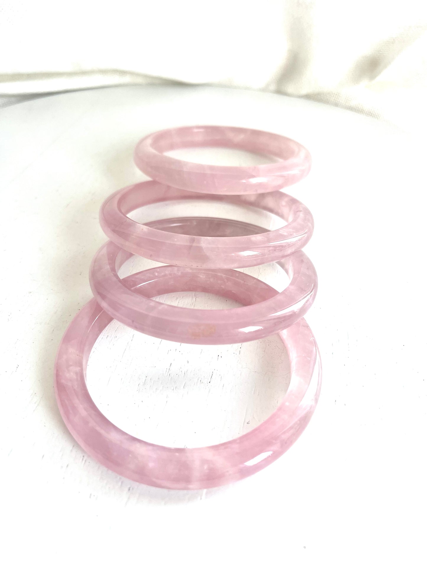 Rose Quartz Bangles