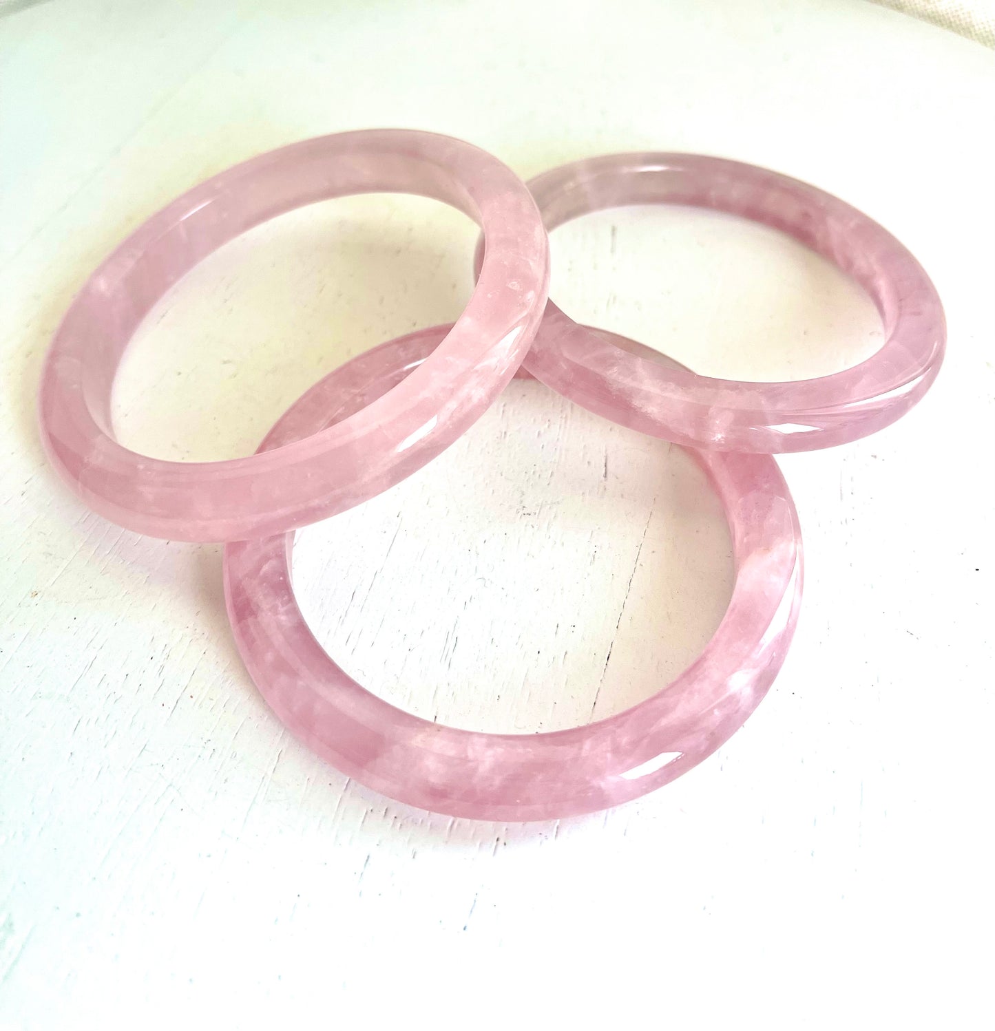 Rose Quartz Bangles