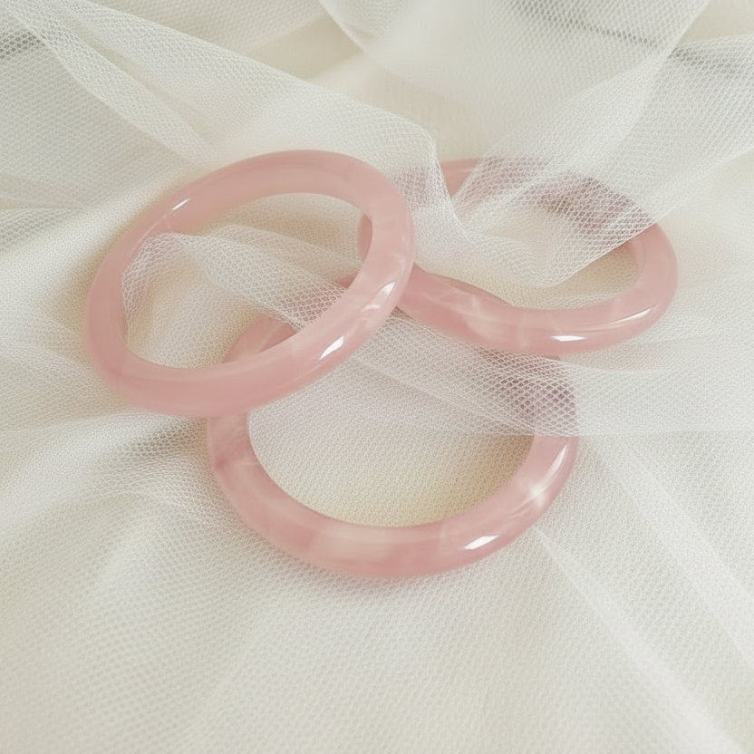 Rose Quartz Bangles