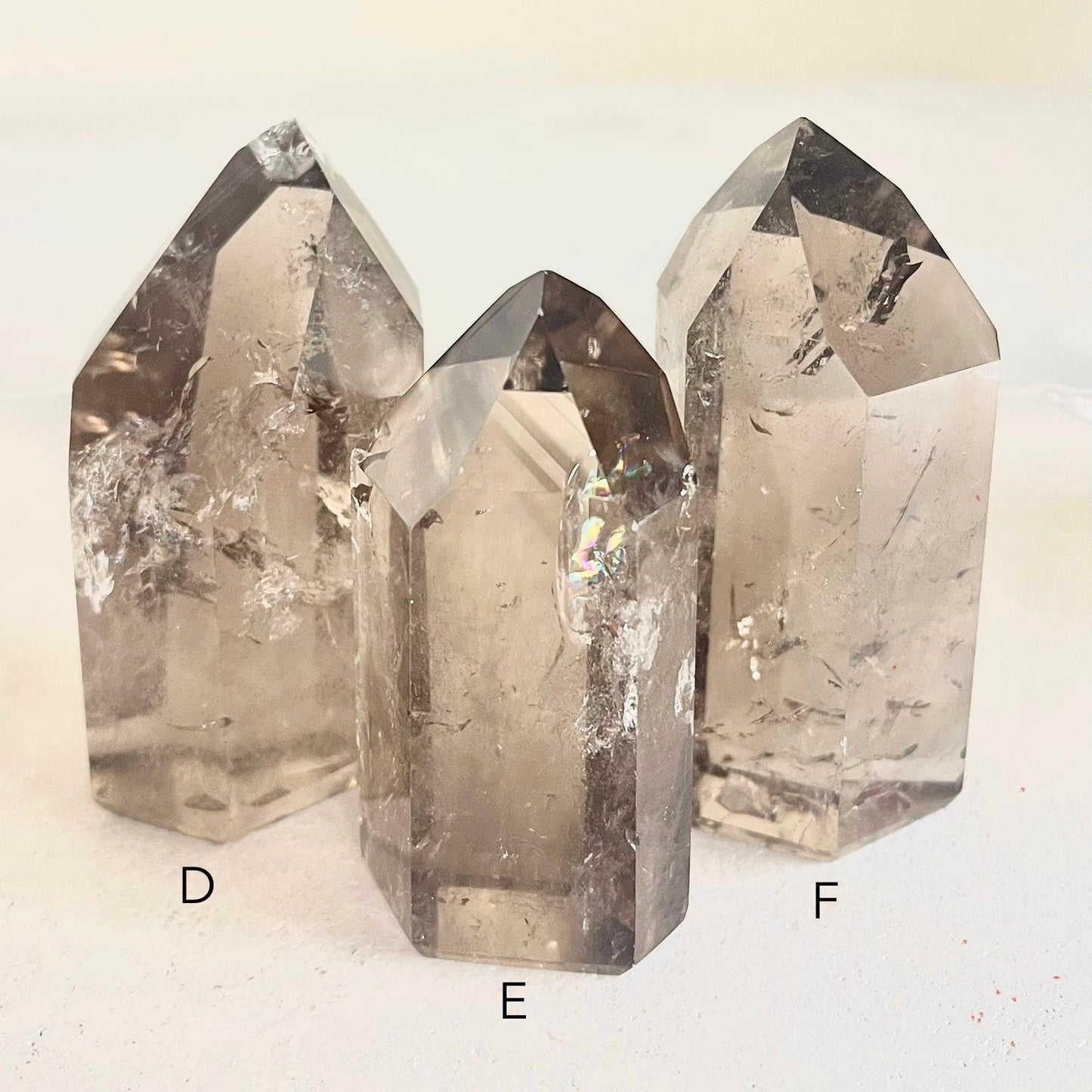 Smoky Quartz Crystal Towers