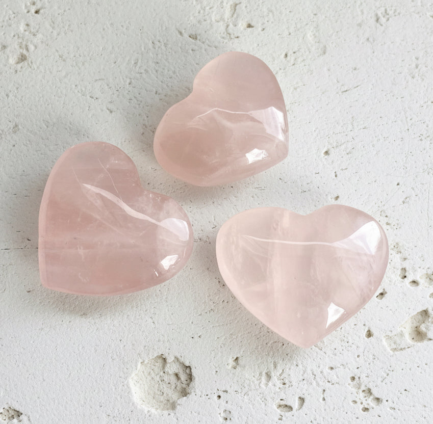 Rose Quartz Hearts