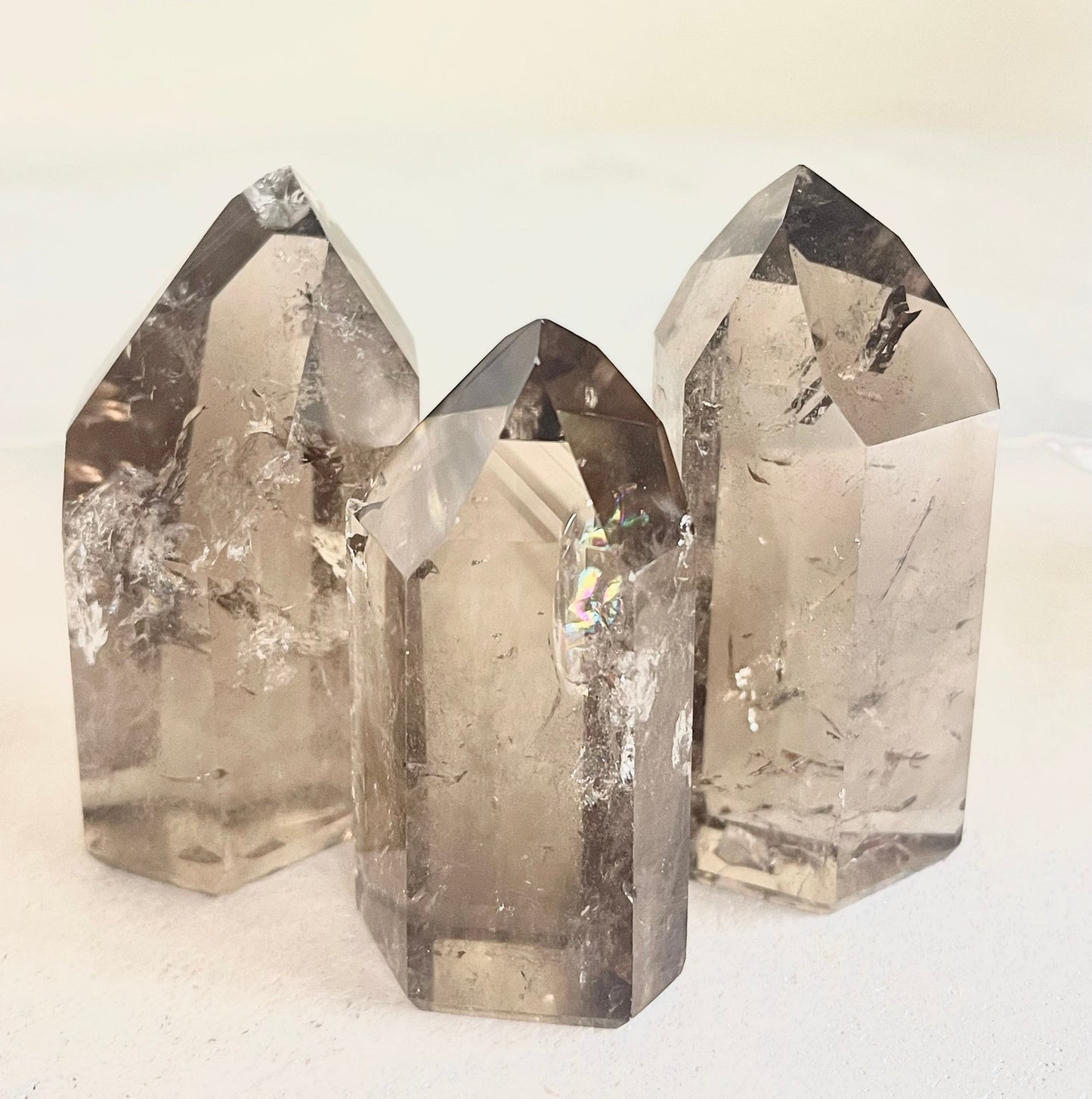 Smoky Quartz Crystal Towers