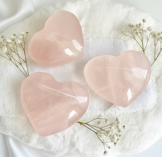 Rose Quartz Hearts
